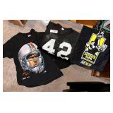 Vintage Football Apparel Lot: Marino Tee & Jersey