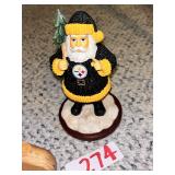 Pittsburgh Steelers Table Top Santa Figurine
