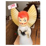 Vintage Blow Mold Angel Christmas Decor