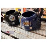 Set of 2 NFL Super Bowl XXX Helmet Mugs
