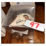 Neil O'Donnell Pittsburgh Steelers mini Football
