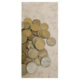 Lot of Wheat Pennies Unsearched