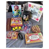 Random lot of games and vintage toys