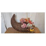 Large Cornucopia Fall Display