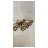Lot of 2 Harley Davidson Motorcycle Nice Wood