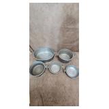 5PC Set Guardian Service Hammered Aluminum