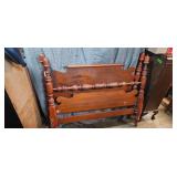 Vintage Maple Cherry Full Size Bed Frame