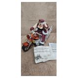 Harley Davidson Motorcycle Mrs Santa Biker