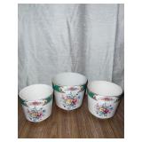 Enoch Floral hand Painted Pottery