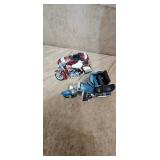 Lot of 2 Sidecar Harley Davidson Motorcycle