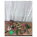 Random Christmas decor items