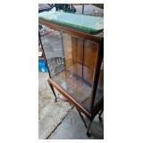 Glass Display Case with Shelving