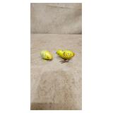 Vintage Wind up Pressed Metal Tin Litho Chicks