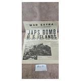 Baltimore News-post War Extra Reprint