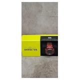Invicta Red Faced Watch with Box