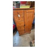 Solid Wood Wardrobe Drawers and Hanging Storage