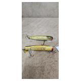 Vintage Long Fishing Lures Wooden