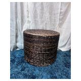 Wicker Foot Stool 15x17