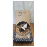 Fitz and Floyd Japanese Crane Plates X4