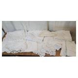 Large Vintage Lot Dollie Fabric Set Place Settings