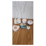 Lot of Trinket Boxes Jewelry Boxes