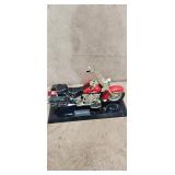 Large Harley Davidson Motorcycle Red Bike