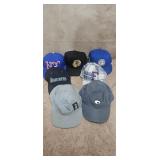 Lot of Sports and Athletic Hats Blackhawks Mets