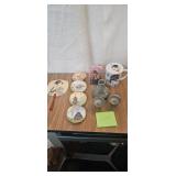 Lot of Asian Decor Tea Set Plates