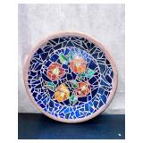 Large Tera cotta mosaic plate