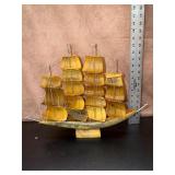 Horn sail boat - hand made