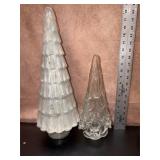 Glass Christmas Trees
