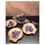 Small Amethyst Cluster Lot