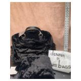 Dennis by Dennis Basso Faux Fur Throw & Purse Bag