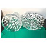 WATERFORD CRYSTAL VASE - CHIP ON BOTTOM, ETC
