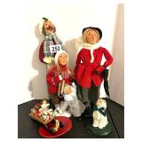 VINTAGE BYERS CHOICE GROUPING -