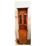 ADORABLE SMALL PINE CABINET - SWEET-16.5X11X66.5