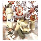 4 WILLOW TREE FIGURINES