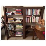 PAIR OF MATCHING HAND MADE PINE BOOKCASES 30X12X56