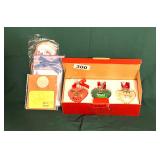 BOXED WATERFORD HEART ORNAMENTS, NOTEPADS