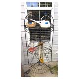 FOLDING METAL SHELF, WINDCHIME,TURTLE,ETC