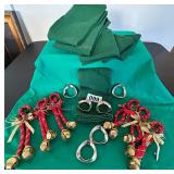 6 VINTAGE NAPKIN RING, HEAVY - NAPKINS,ETC