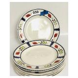 8 DINNER PLATES  ADAMS MADE IN ENGLAND "LANCASTER"