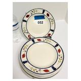 7 BREAD PLATES - ADAMS - ENGLAND - "LANCASTER"