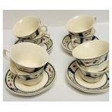 8 SETS CUPS/SAUCERS,ADAMS,ENGLAND,"LANCASTER"