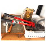 BOLT CUTTERS,PAINTS SUPPLIES,BUNGEES,ETC