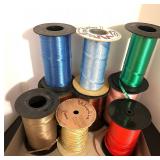 HUGE BOX OF RIBBON, TWIRLING, BOW RIBBON