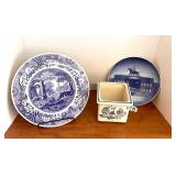 BLUE & WHITE SPODE STAND,THE ROYAL PALACE, PLANTER