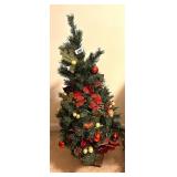 CHRISTMAS TREE AND CENTERPEICE DECOR 46 TALL