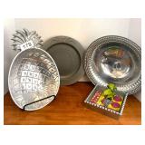 PEWTER SERVING PIECES - WILTON AND MORE