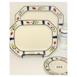 2 PLATTERS, 2 SM PLATES,ADAMS,ENGLAND,"LANCASTER"
